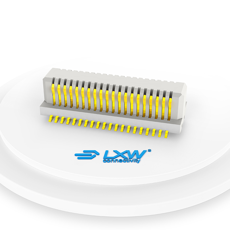 0.5mm侧插板对板连接器(公座) LB201-GXXP-COR