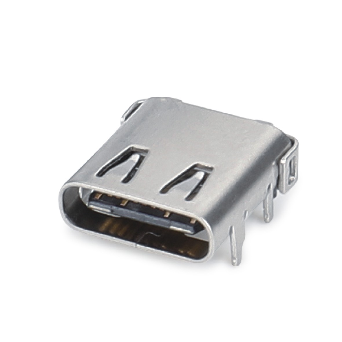 TYPE-C 24PIN前插后贴板上母座 