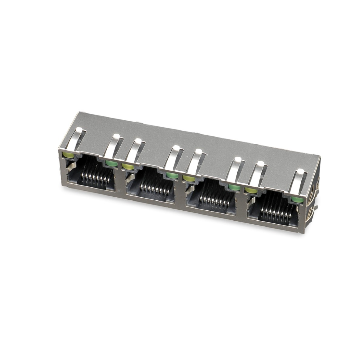 RJ45 5JA-1*4 带灯带弹