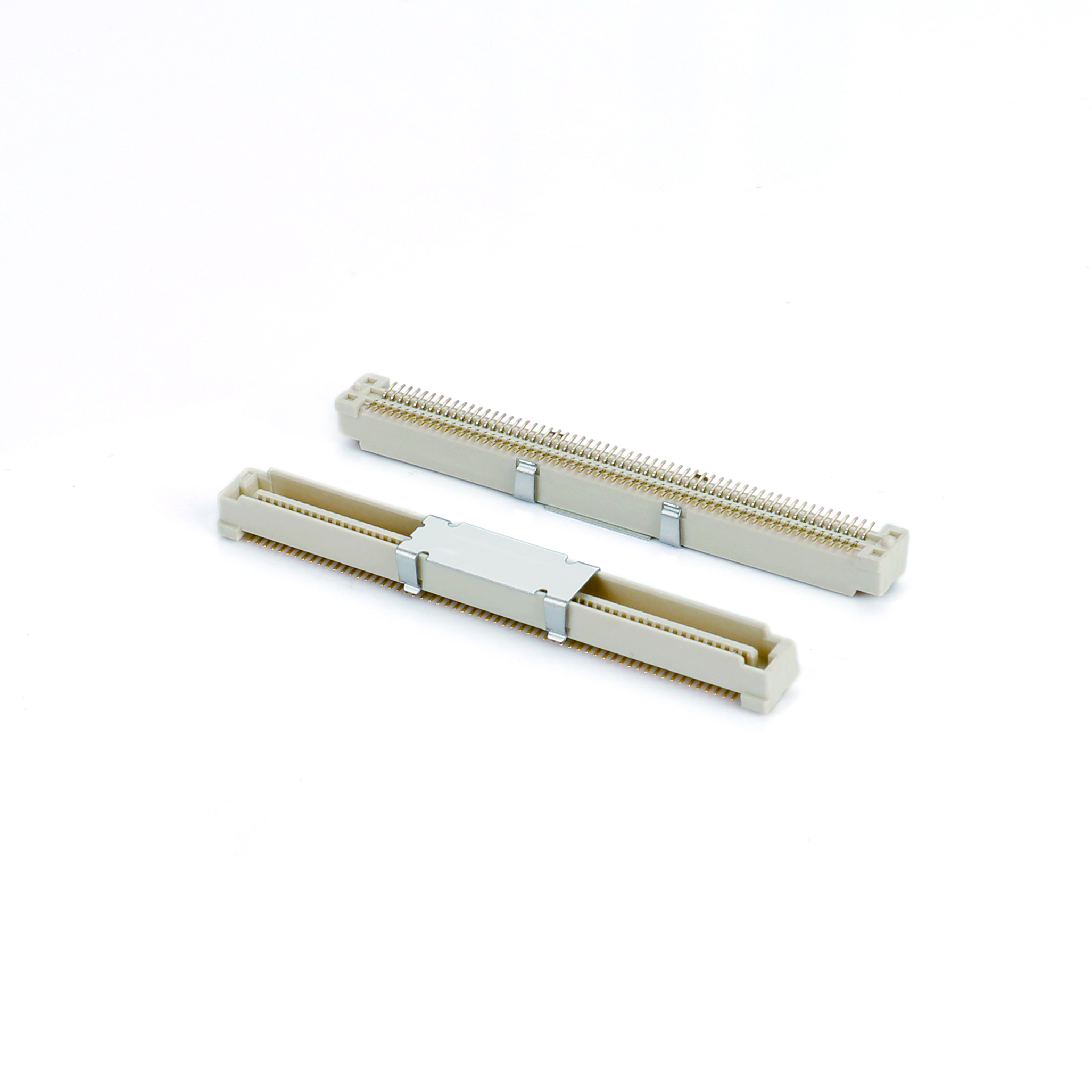 0.8mm 高速板对板连接器（公座）替代AMP FCI61083 料号：LB5XX-GXXP-COR