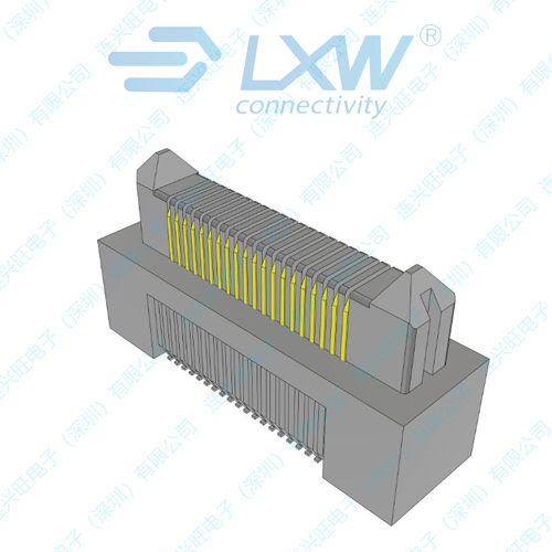 0.5mm 高速板对板连接器(公座) LB3XX-GXXP-BOR(ERM5系列替代)
